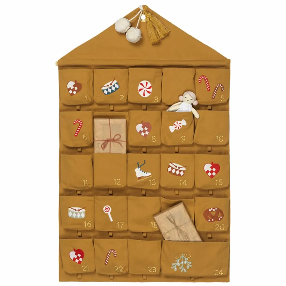 1-24 pakkekalender m. lommer - Nostalgi