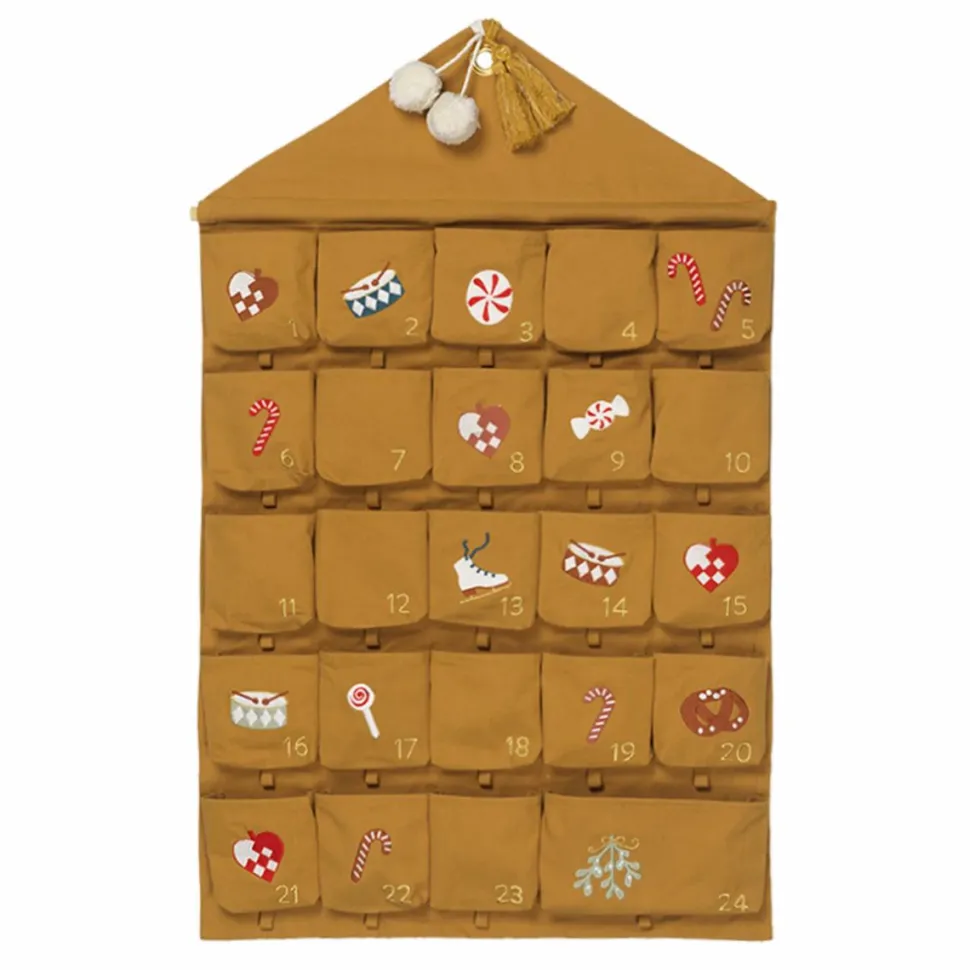 1-24 pakkekalender m. lommer - Nostalgi