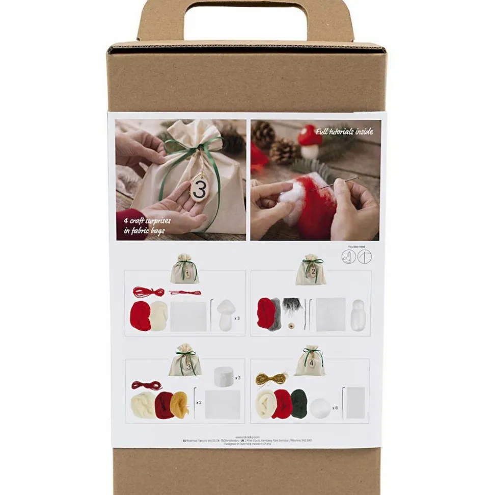 Adventskalender - Filte-projekter