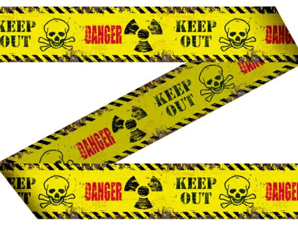Afspærringsbånd - Danger, 15 meter