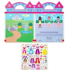 Aktivitetsbog med klistermærker - Prinsesser