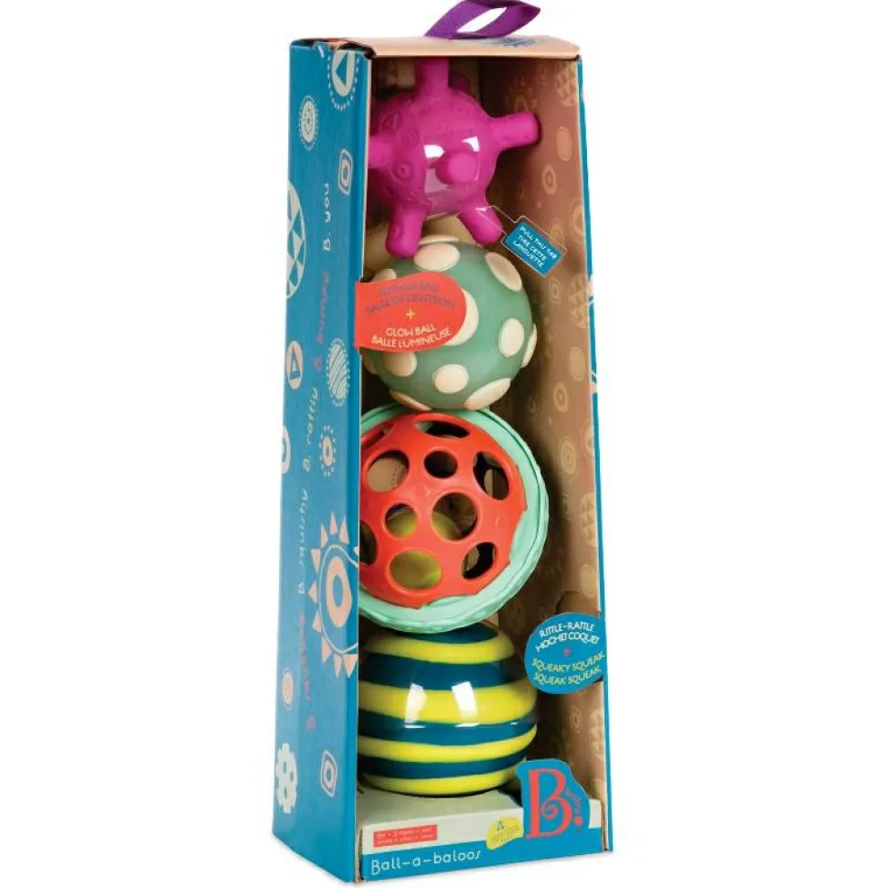Aktivitetsbolde - Ball-a-Balloos, 4 stk