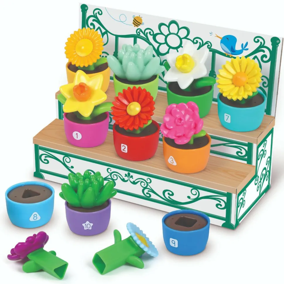 Aktivitetssæt med blomster