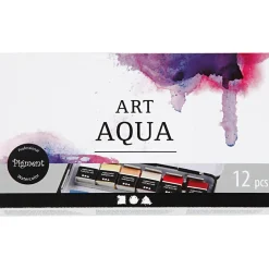Akvarelfarver Art Aqua - Basis, 12 farver