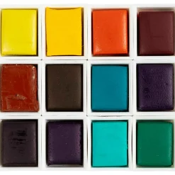 Akvarelfarver Art Aqua - Mix, 12 farver