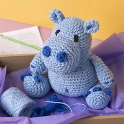 Amigurumi hæklekit - Flodhesten Frode