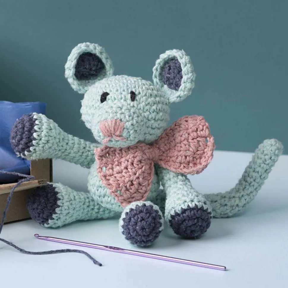 Amigurumi hæklekit - Musen Monty