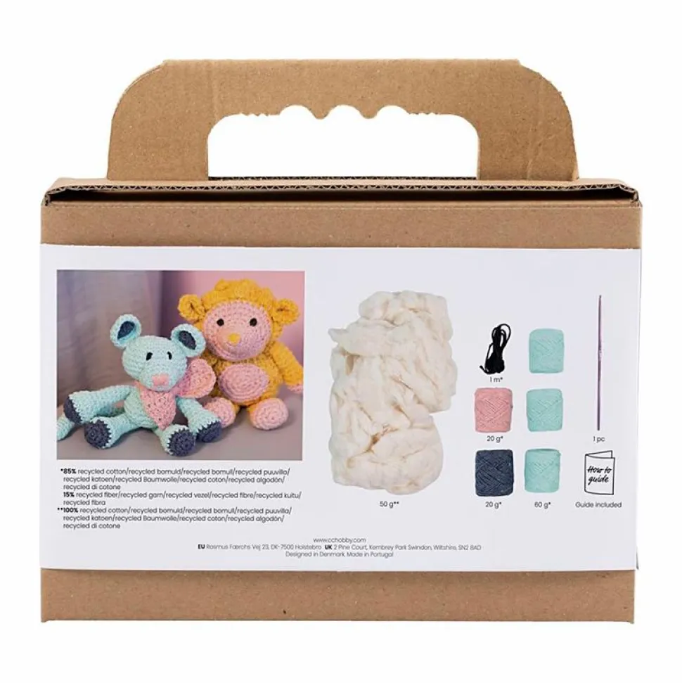 Amigurumi hæklekit - Musen Monty