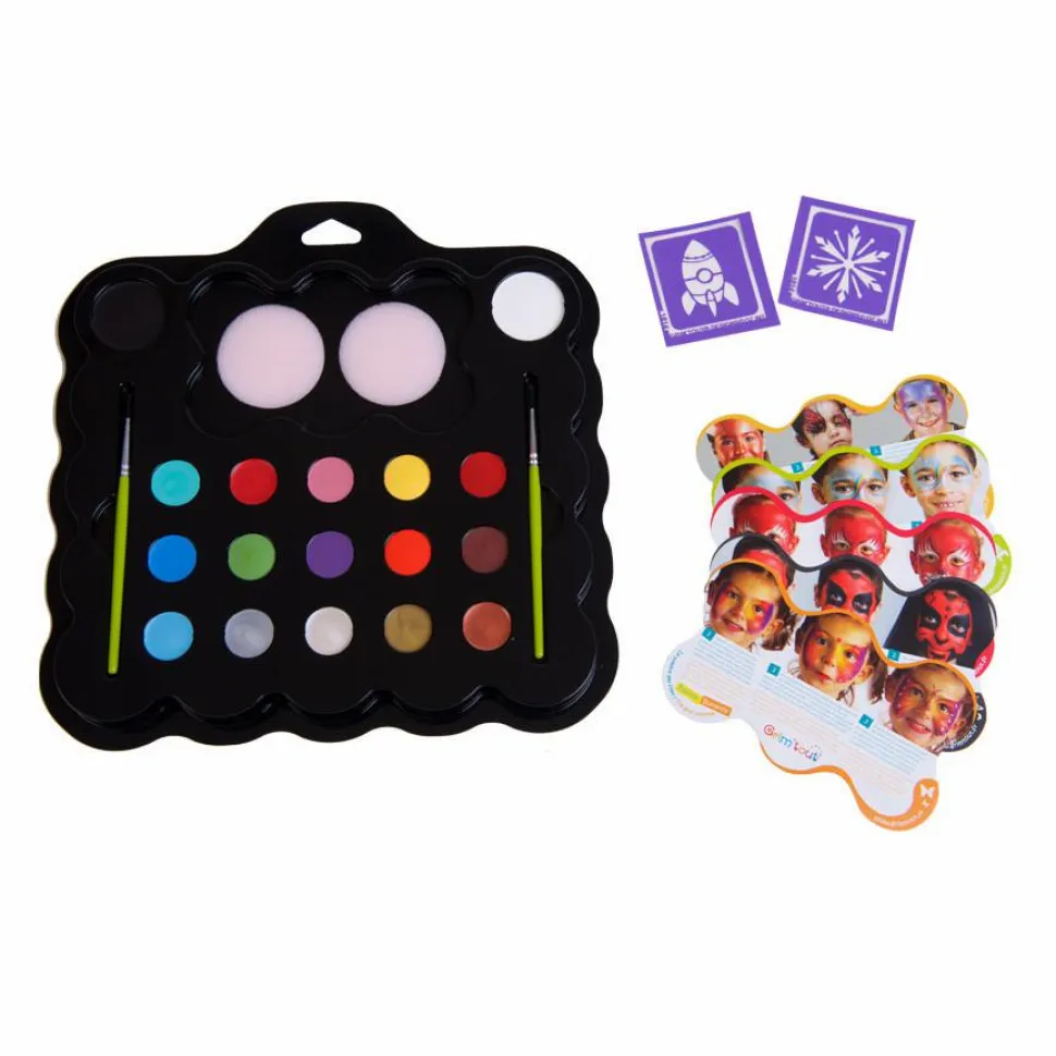 Ansigtsfarve - Super Party Kit