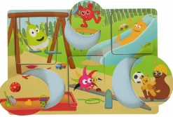 Babblarna 2-i-1 puslespil - Legeplads