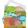 Babybog af træ - Dinosaurer