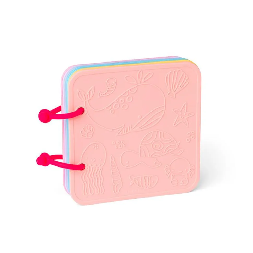Badebog af silikone - Pink