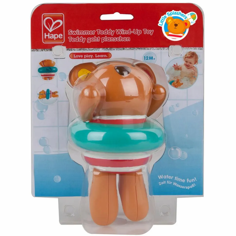 Badeleg m. optræk - Svømmende Teddy