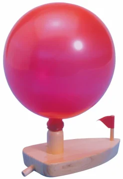 Ballonbåd af træ