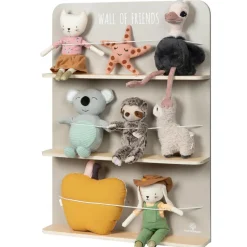 Bamse-hotel - Wall of Friends (grå/natur)