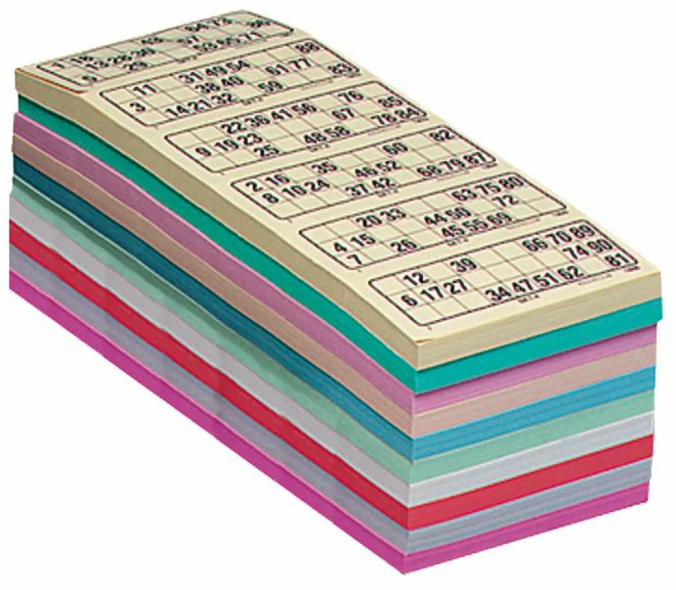 Bankoplader, 10 blokke m. 100 plader hver