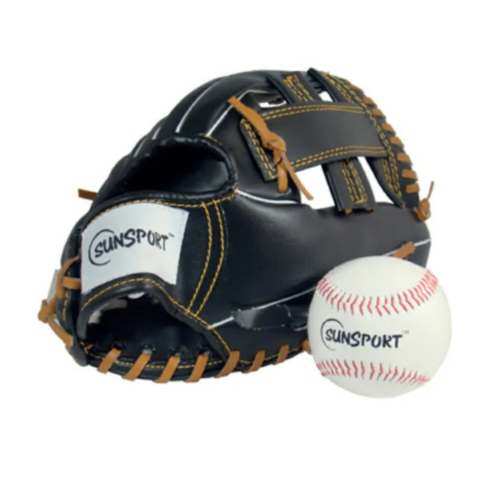 Baseballhandske & baseball Ø7 cm