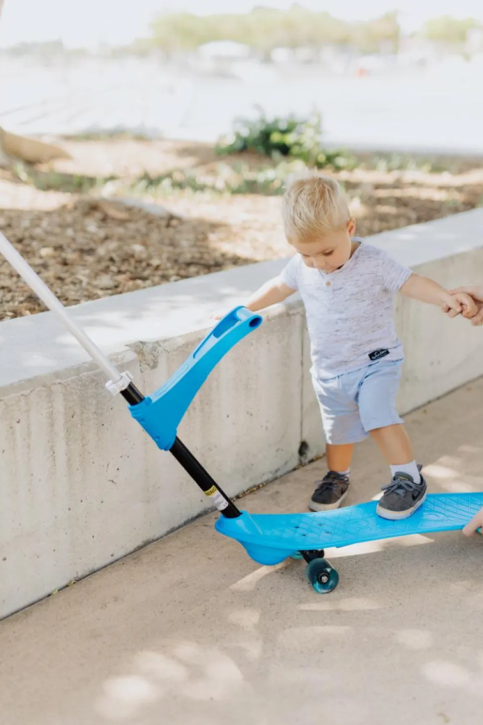 Begynder-skatebord - Blå