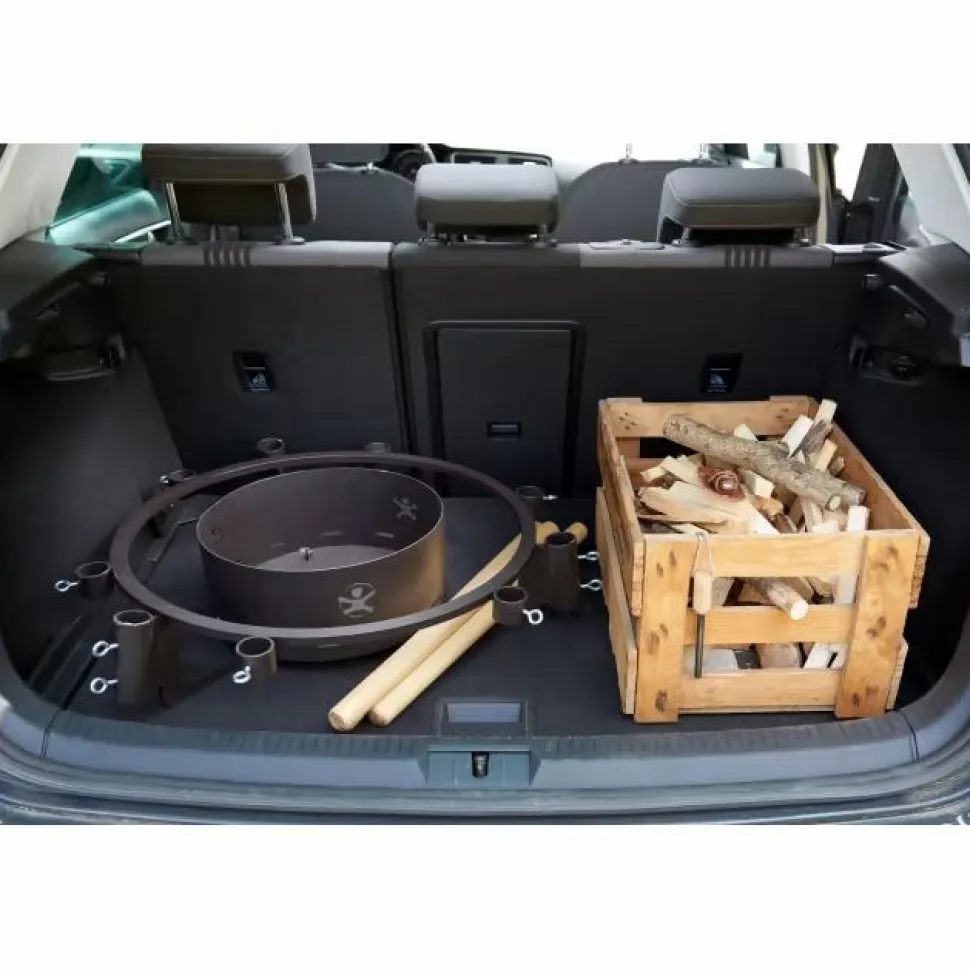 Bålfad (justerbar og transportabel)