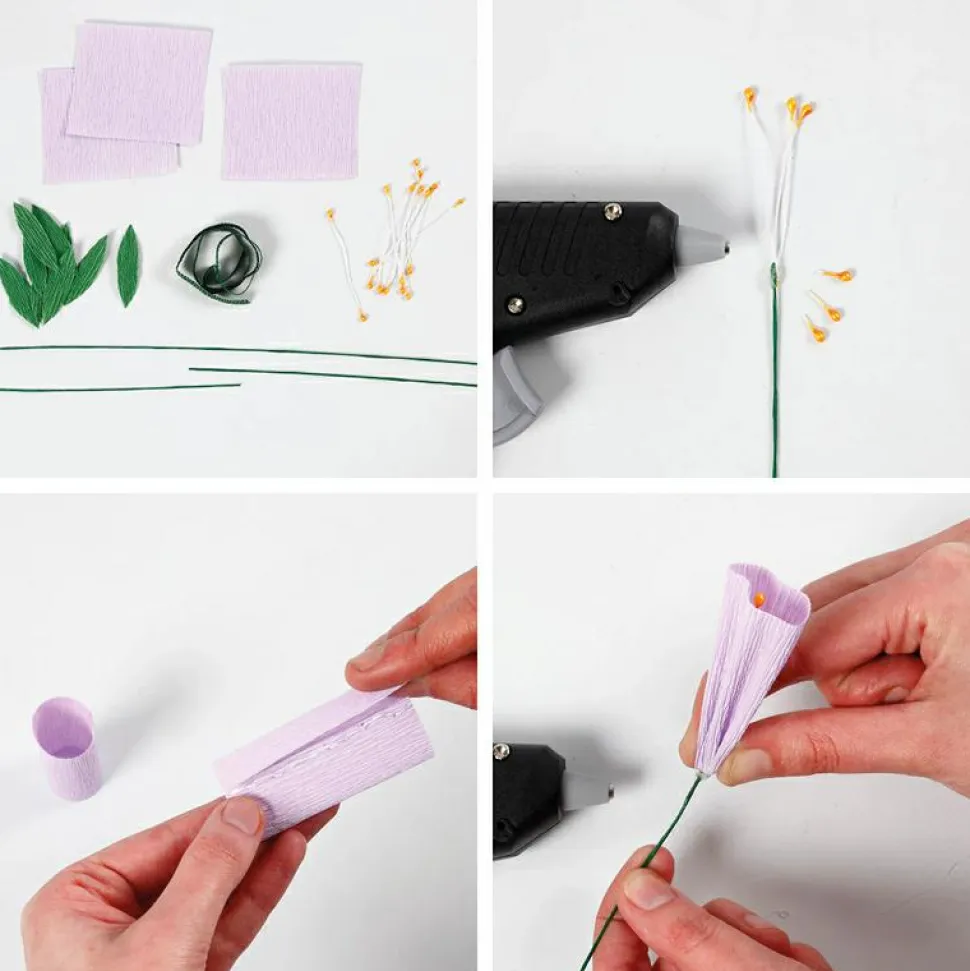 Blomsterstængel - L: 30 cm, Ø 2 mm, 20 stk