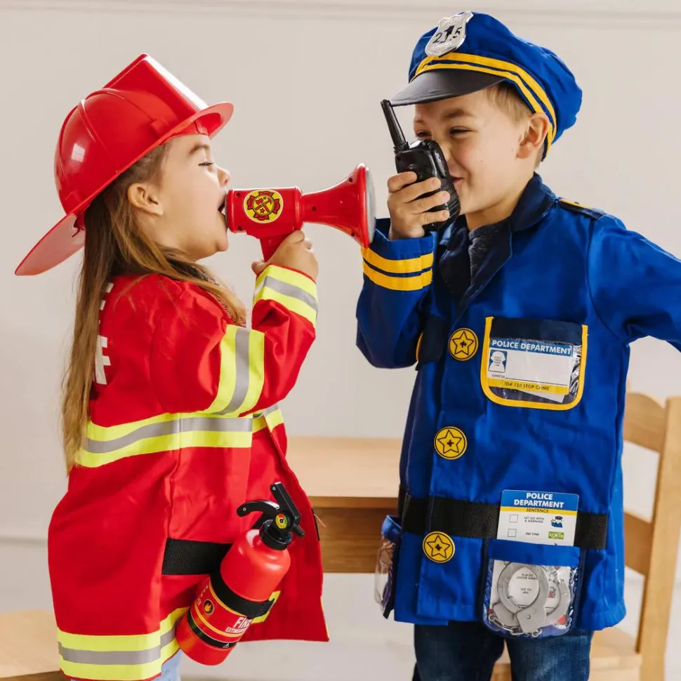 Brandmandssæt inkl. hjelm, str. 3-6 år