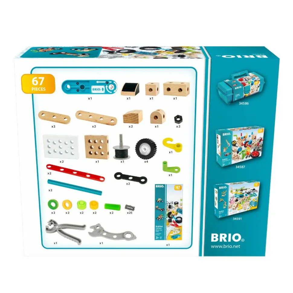 BRIO Builder - Pull back-motorsæt