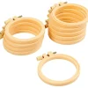 Broderiringe af plast Ø9,5 cm - 10 stk