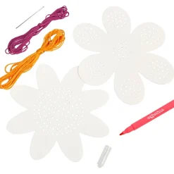 Broderisæt karton - Blomster