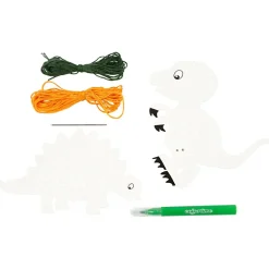 Broderisæt karton - Dinosaur