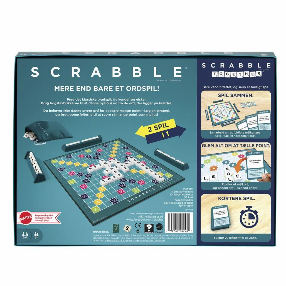 Brætspil - Scrabble™ 2-i-1