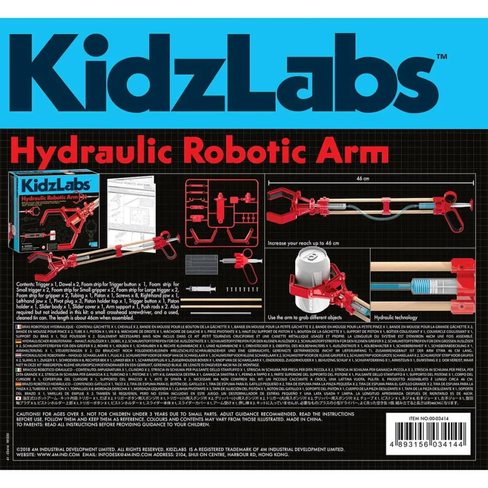 Byg en hydraulisk robotarm