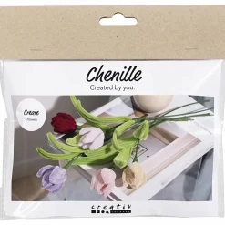 Chenilleblomster - Tulipaner, 5 stk