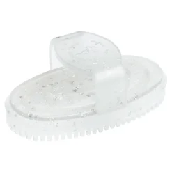 Cheval Roi tilbehør - Gummi strigle, Sølv