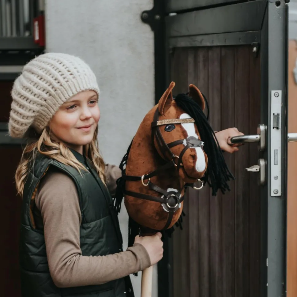 Cheval Roi tilbehør - Trense, krydsnæsebånd, sort