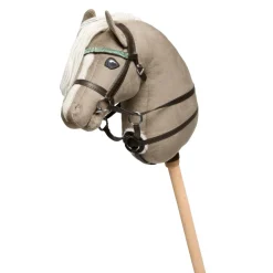 Cheval Roi tilbehør - Trense, brun/grønne rhinsten