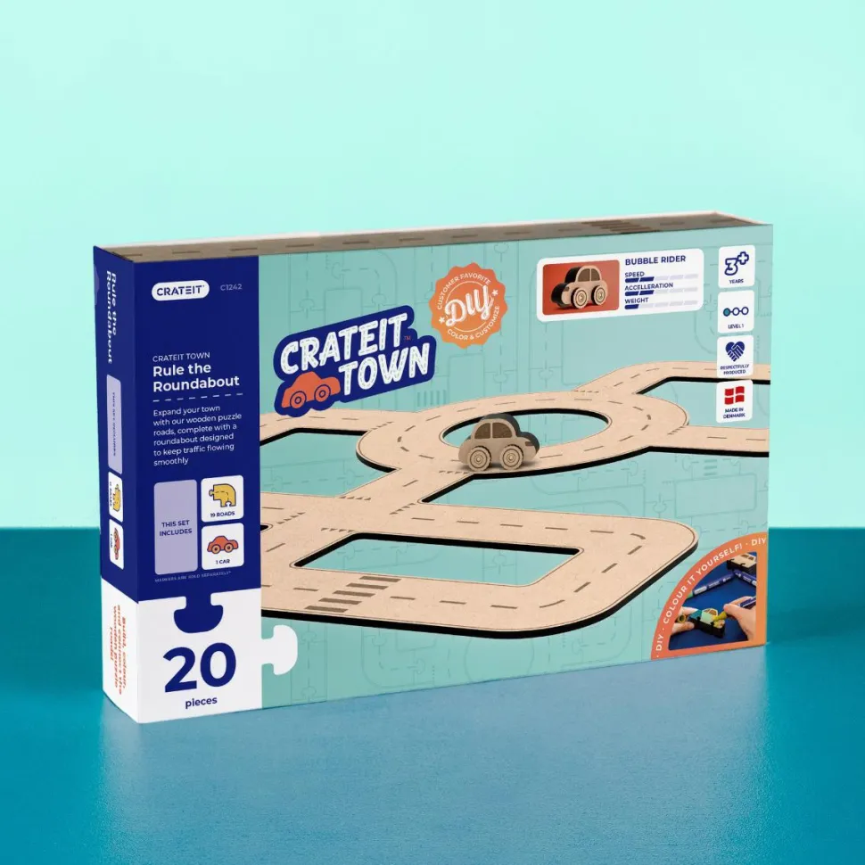 Crateit Town - Den lille rundkørsel, 20 dele