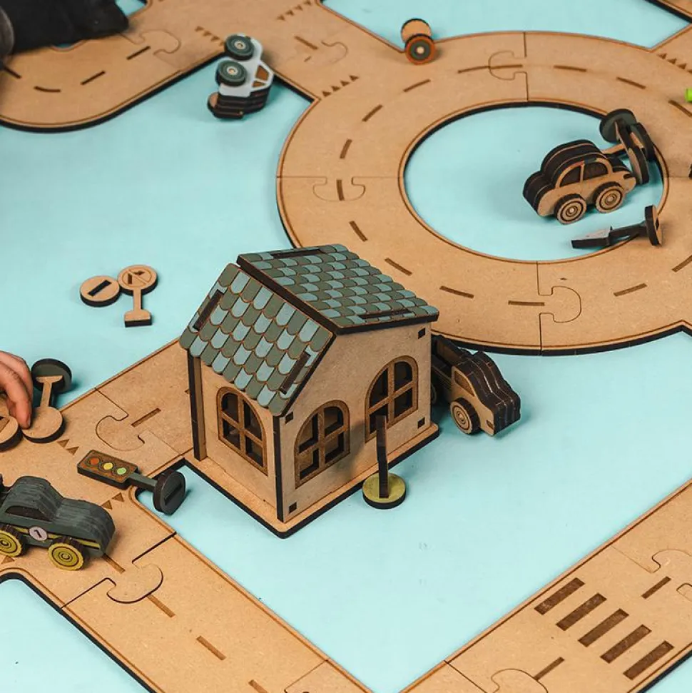 Crateit Town - Lyskrydshytten, 11 dele