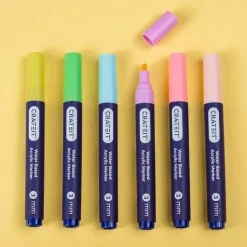 Crateit tusser - Pastel 3 mm., 6 stk
