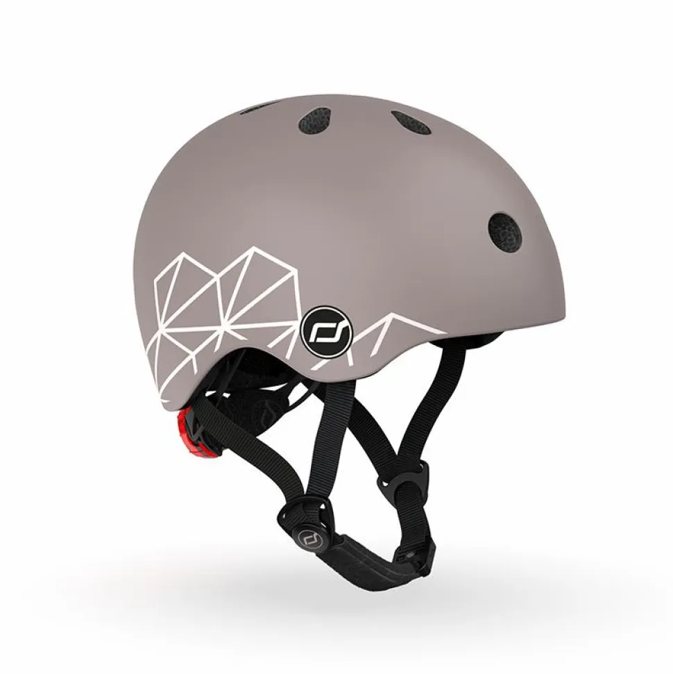 Cykelhjelm til baby, 45-51 cm - Brown lines