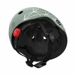 Cykelhjelm til baby, 45-51 cm - Green lines