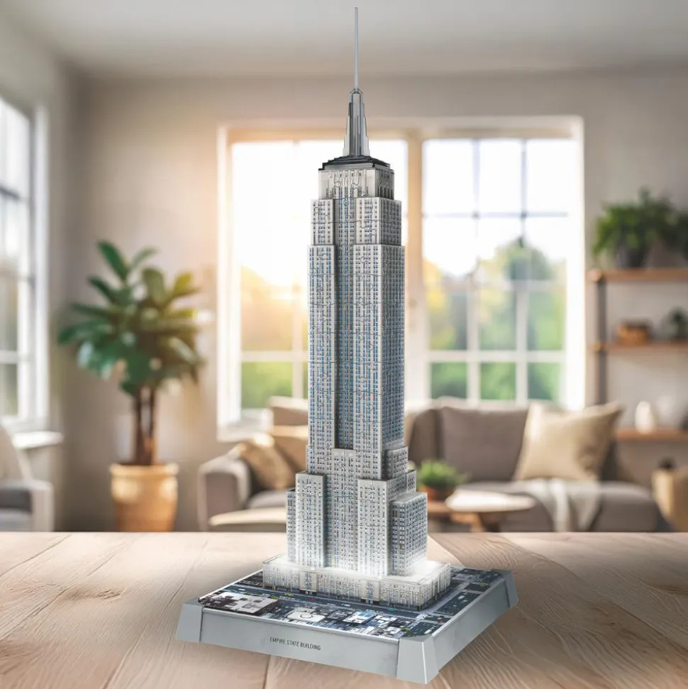 3D puslespil LED m. 216 brk. - Empire State