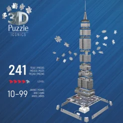 3D puslespil LED m. 216 brk. - Empire State