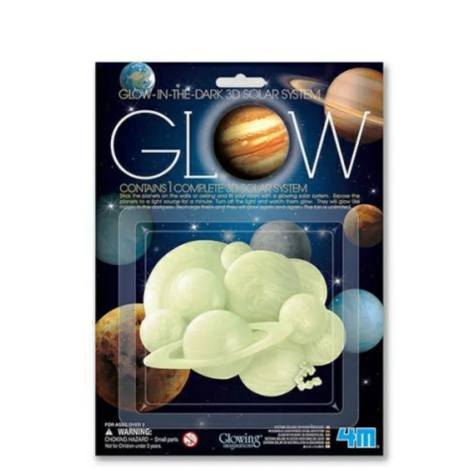 3D solsystem - Glow-in-the-dark