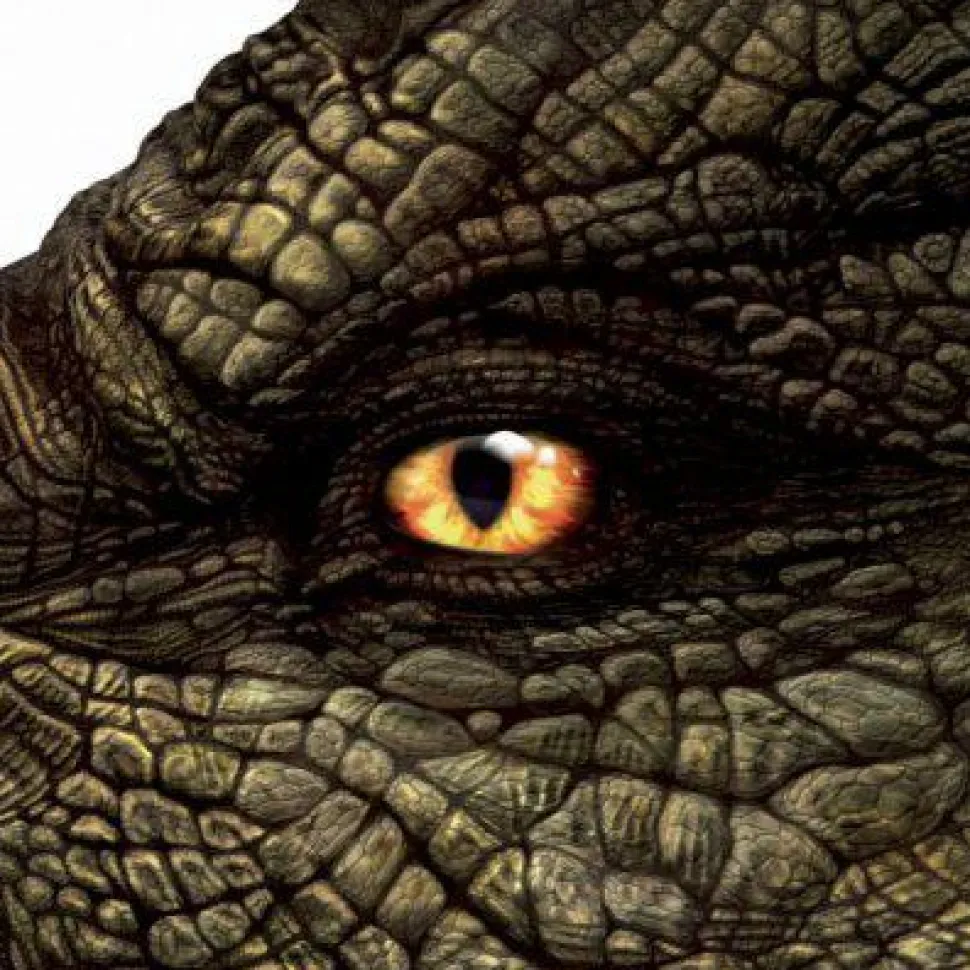 Dias med dinosaur