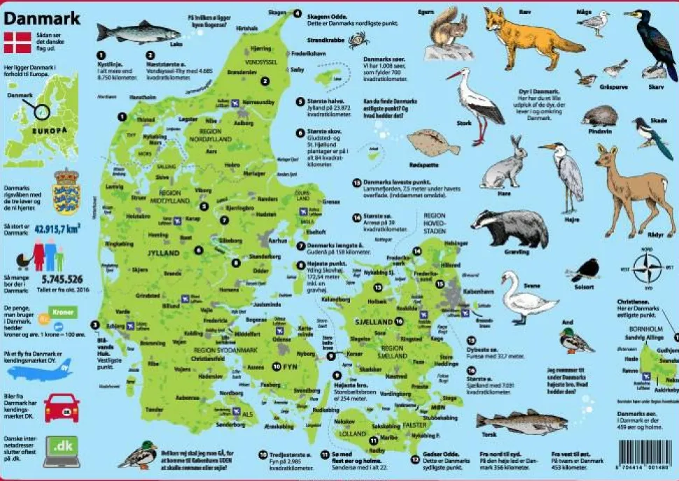 Dækkeserviet - Danmark