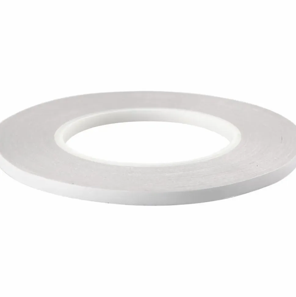 Dobbeltklæbende tape, B. 6 mm - 50 m x 6 stk