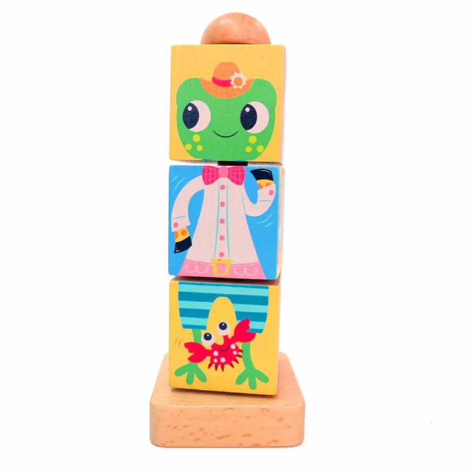 Dreje-klodspuslespil - Skøre dyr