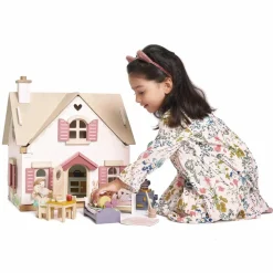 Dukkehus - Cottontail Cottage (inkl. møbler)