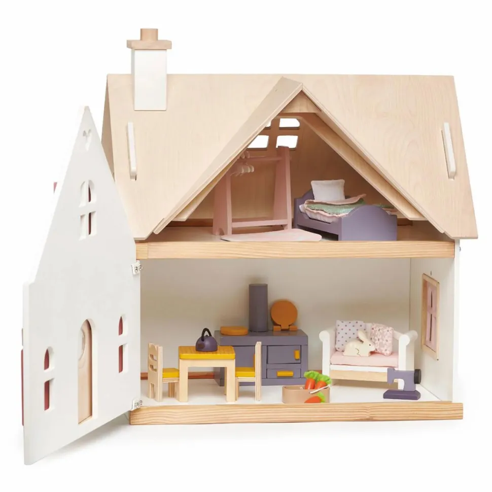 Dukkehus - Cottontail Cottage (inkl. møbler)