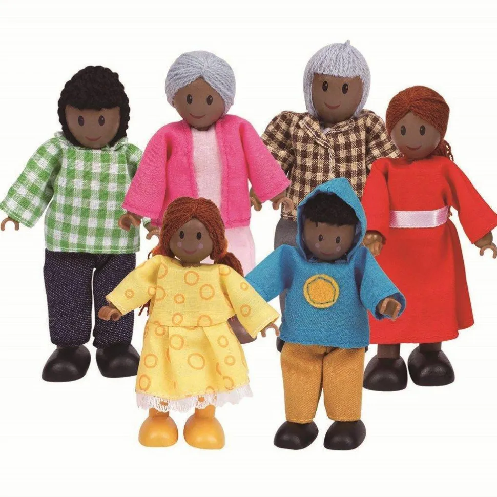Dukker 11 cm. - A: 6 familiemedlemmer